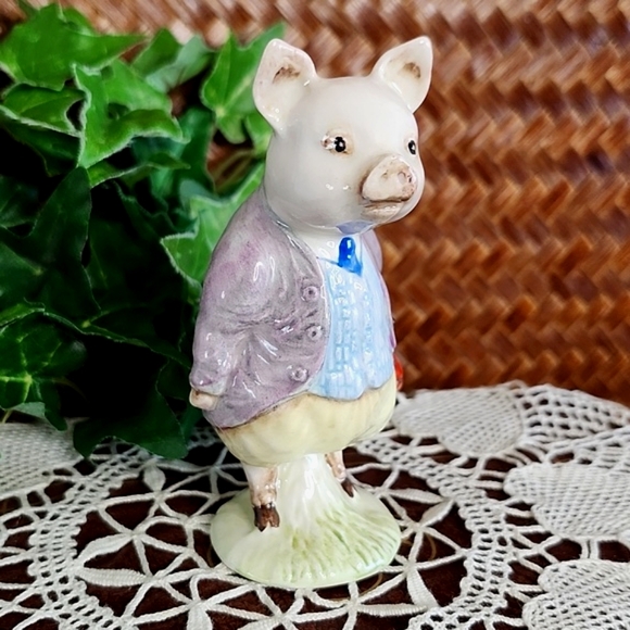 👉*RARE VTG* BESWICK BEATRIX POTTER "PIGLING  BLAND" FIGURE 1956 ~EXCELLENT COND - Picture 2 of 6